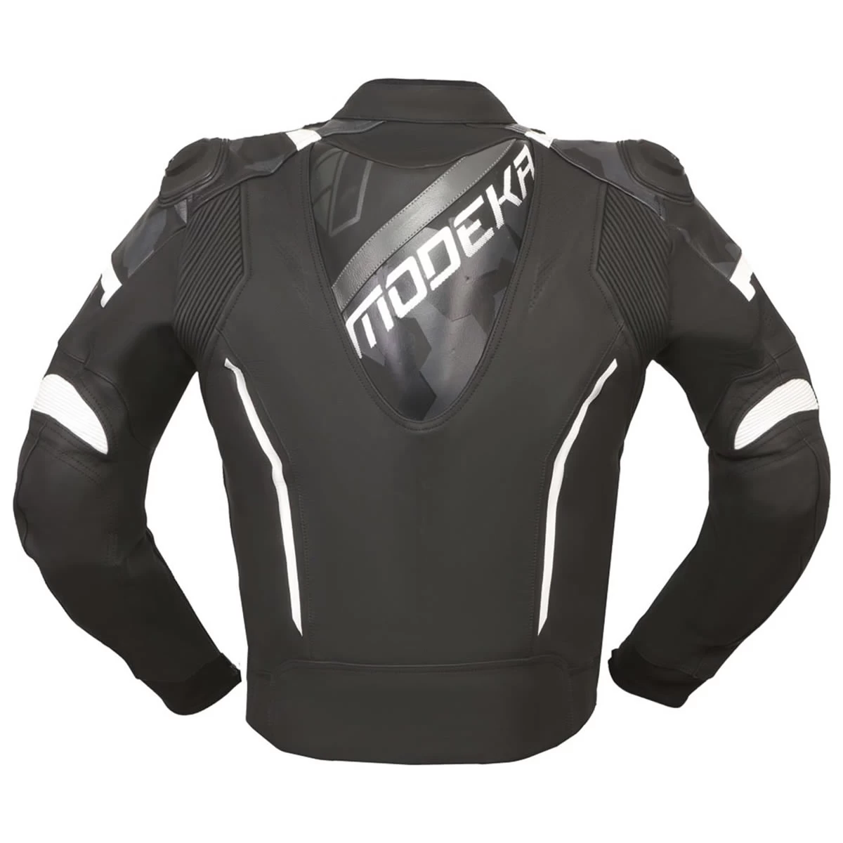 Modeka Valyant Lederjacke, Schwarz-weiß – Bild 2