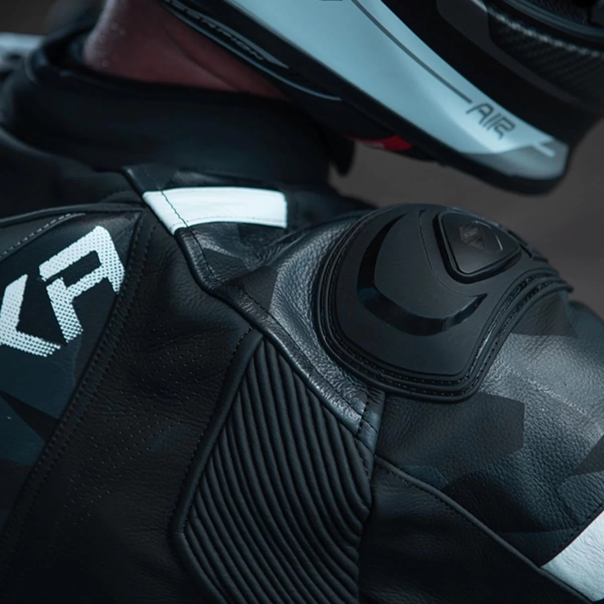 Modeka Valyant Lederjacke, Schwarz-weiß – Bild 7