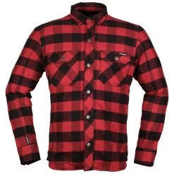 Modeka Nooner Hemd, Rot-schwarz