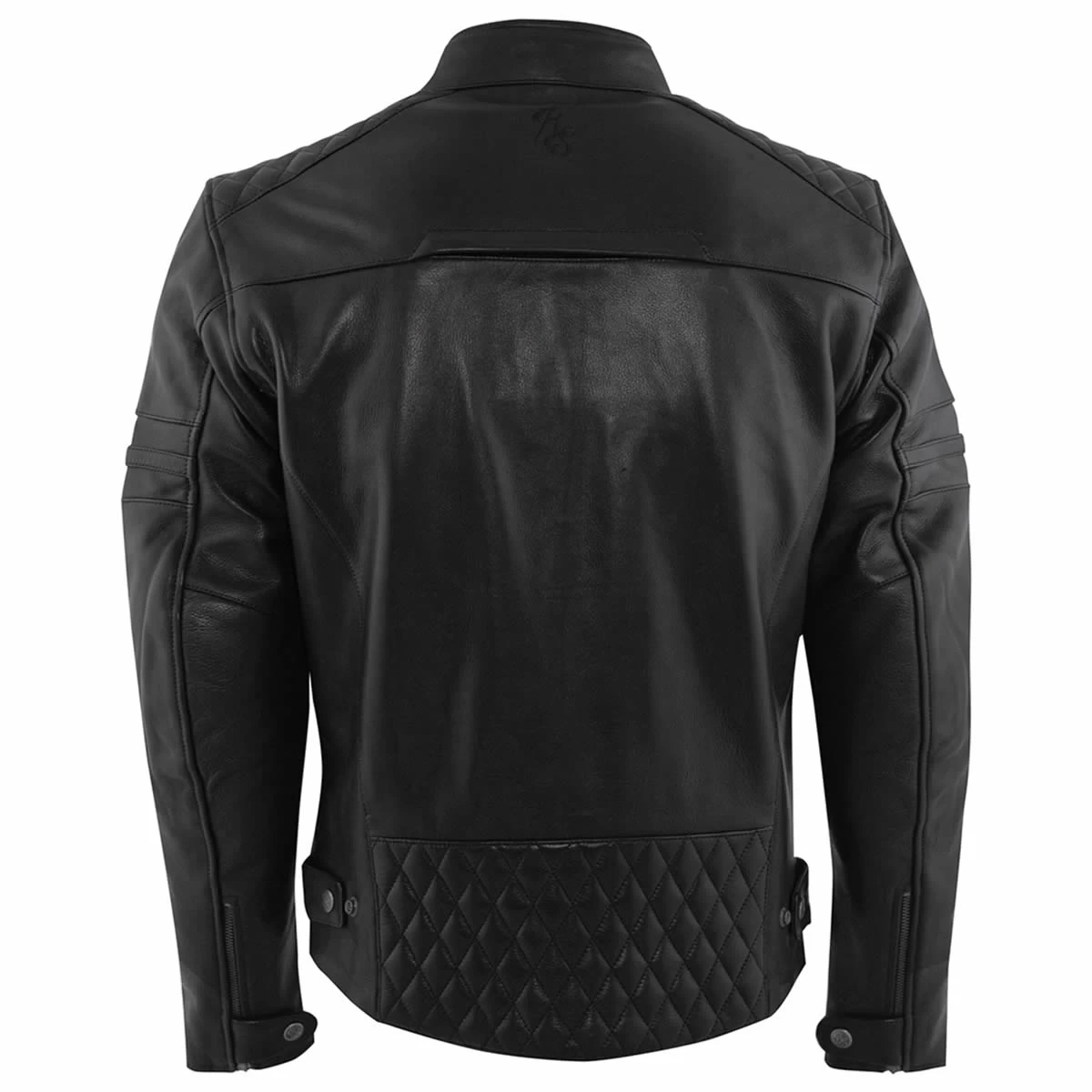 Rusty Stitches Jari V2 Lederjacke, Schwarz â Bild 2