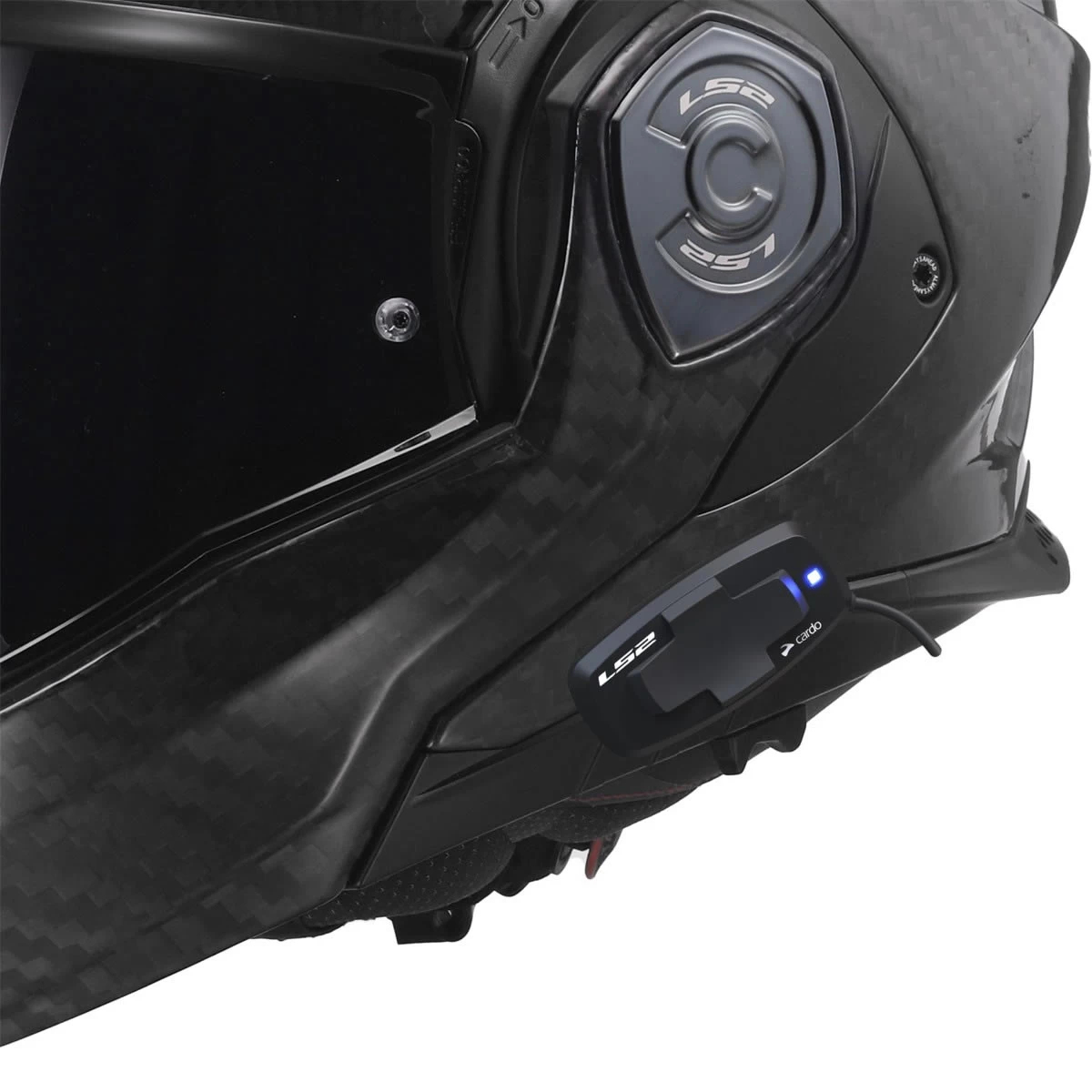 LS2 Intercom 4X Einzelset, Schwarz â Bild 2