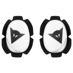 Dainese Knieschleifer Pista, Weiß-schwarz