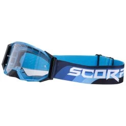 Scorpion E24 Crossbrille, Himmelblau-schwarz
