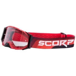 Scorpion E24 Crossbrille, Rot-schwarz