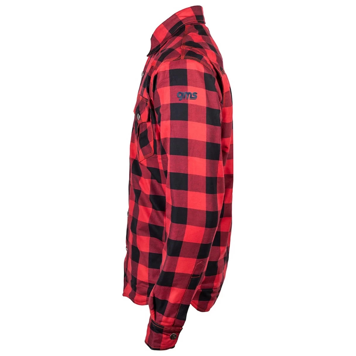 GMS Jaguar Hemd, Schwarz-rot – Bild 3