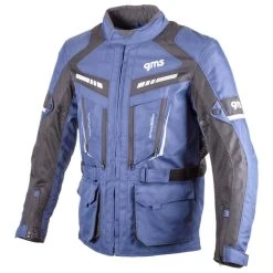 GMS Track Light Jacke, Blau-schwarz