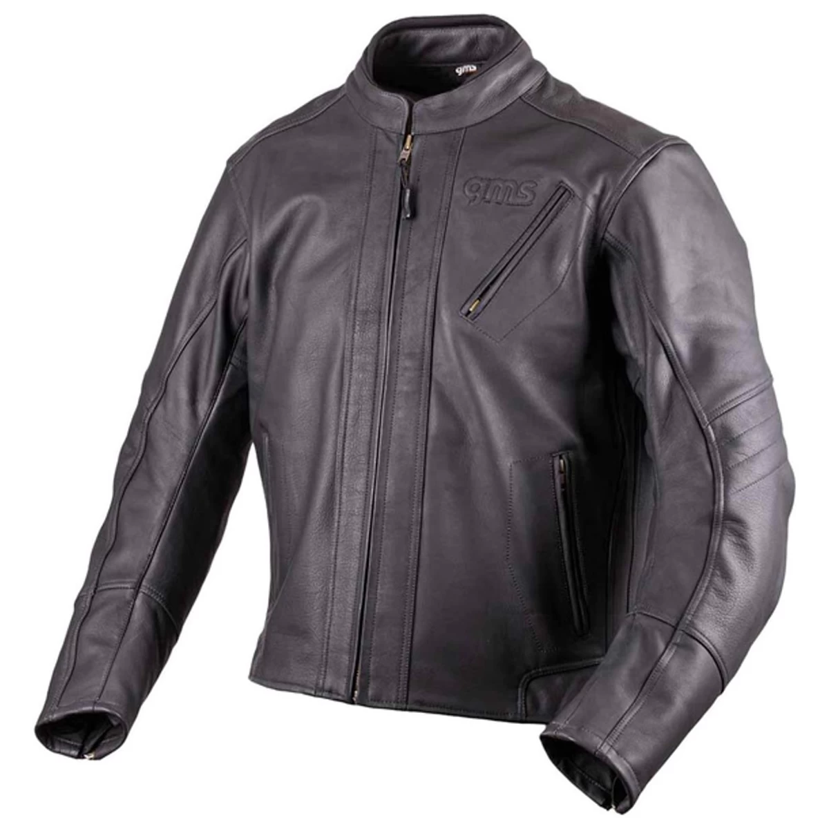 GMS Panther Lederjacke , Schwarz