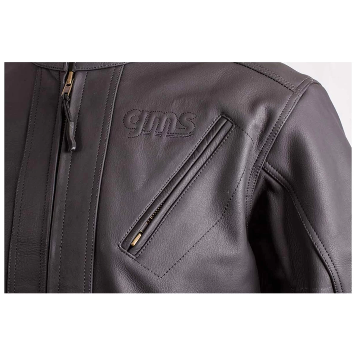 GMS Panther Lederjacke , Schwarz – Bild 4