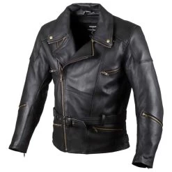 GMS Classic Lederjacke, Schwarz