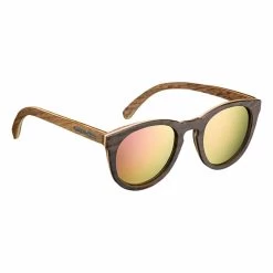 Held Holz-Sonnenbrille, Purple Verspiegelt