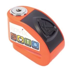 Kovix Bremsscheibenschloss KD6 Mit Alarm, Fluoorange, Schutzklasse 6