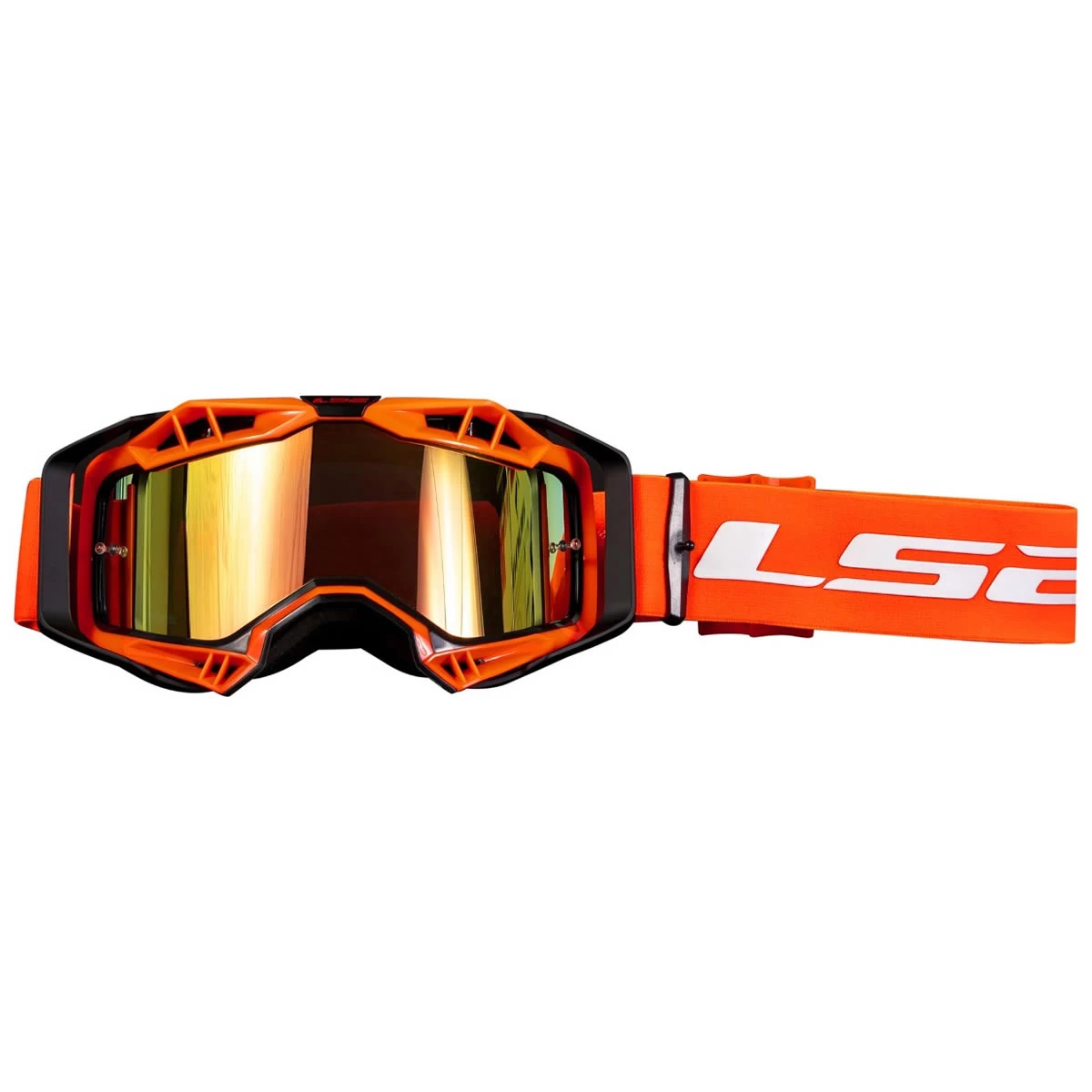 LS2 Helmets Crossbrille Aura Pro, Fluoorange