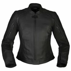 Modeka Damen Lederjacke Helena Lady, Schwarz