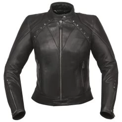 Modeka Damen Lederjacke Jessy Gem Lady, Schwarz