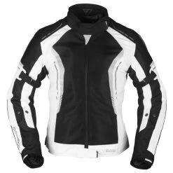 Modeka Khao Air Lady Jacke, Schwarz-hellgrau