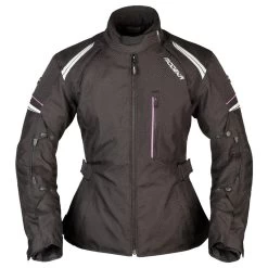 Modeka Damen Textiljacke Violetta Lady, Schwarz