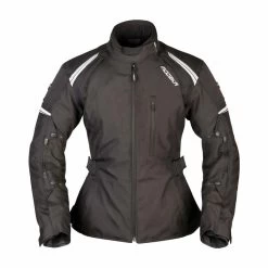 Modeka Damen Textiljacke Violetta Lady, Schwarz-schwarz