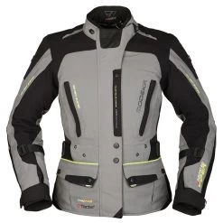 Modeka Damen Textiljacke Viper LT Lady, Grau-schwarz