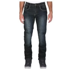 Modeka Herren Jeans Glenn II, Stone Wash Blau