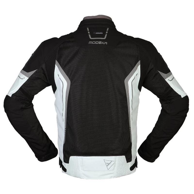 Modeka Khao Air Jacke, Schwarz-hellgrau – Bild 2