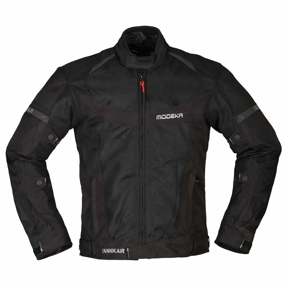 Modeka Herren Textiljacke Yannik Air, Schwarz