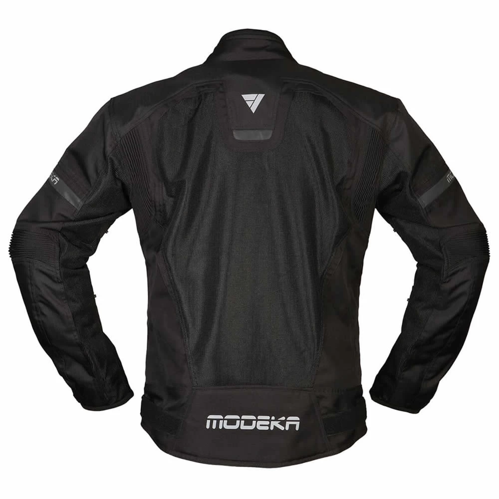 Modeka Herren Textiljacke Yannik Air, Schwarz â Bild 2
