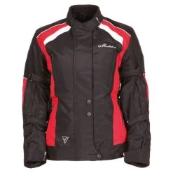 Modeka Jacke Janika Lady, Schwarz-rot