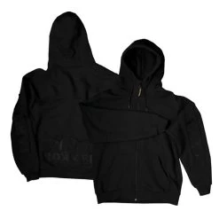 ROKKER Hoody Zip, Schwarz