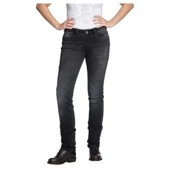 ROKKER Jeans Donna Black, L32, Schwarz