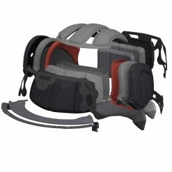 Shoei Kopfpolster Für X-Spirit 3, Grau-rot