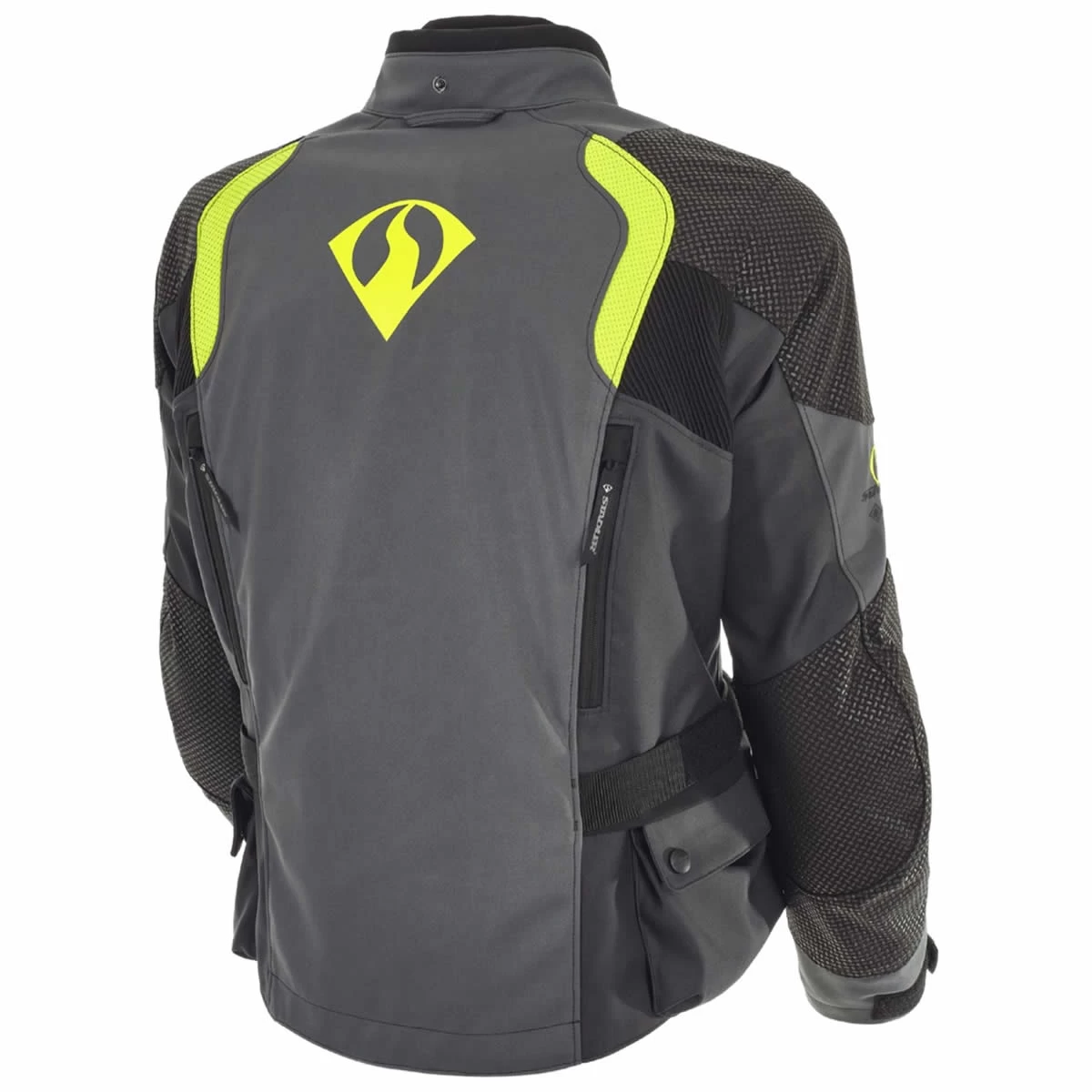 Stadler Superior Active GTX Damen Jacke, Grau-anthrazit-fluogelb â Bild 2