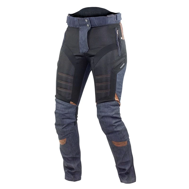 Trilobite Damen Hose Airtech, Länge 32, Blau-schwarz