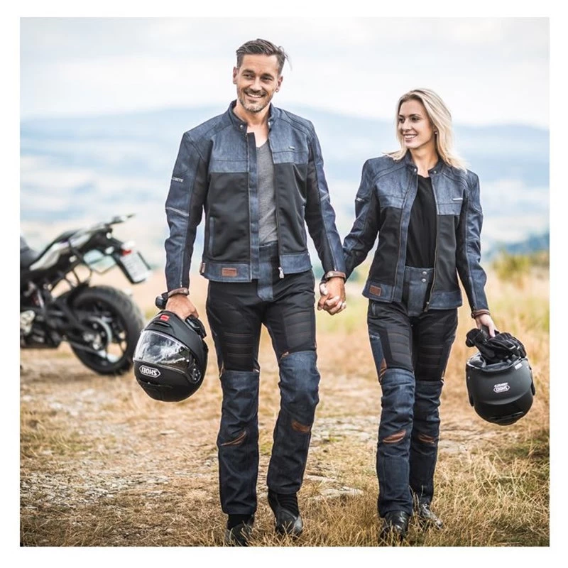 Trilobite Damen Hose Airtech, Länge 32, Blau-schwarz – Bild 8